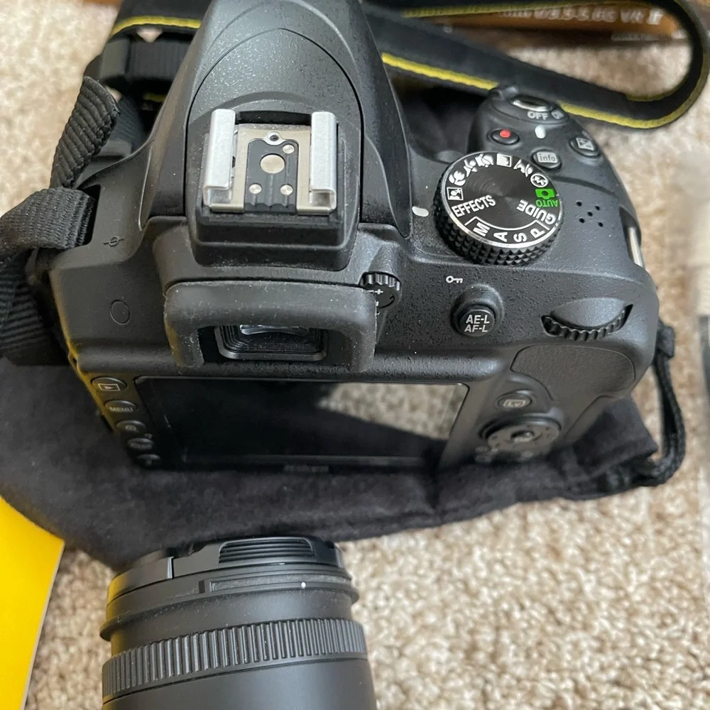 Nikon D3300 Black DSLR Camera with 18-55mm Lens